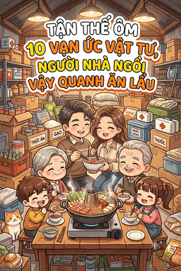 Tận Thế Ôm 10 Vạn Ức Vật Tư, Người Nhà Ngồi Vây Quanh Ăn Lẩu 