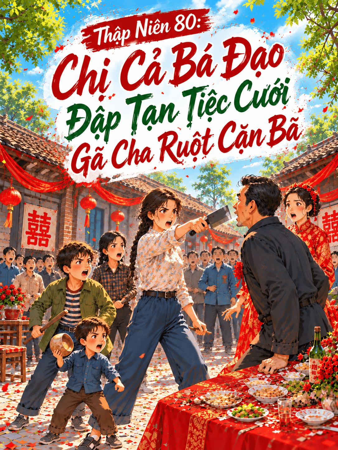Thập Niên 80, Chị Cả Bá Đạo Đập Tan Tiệc Cưới Của Gã Cha Tệ Bạc