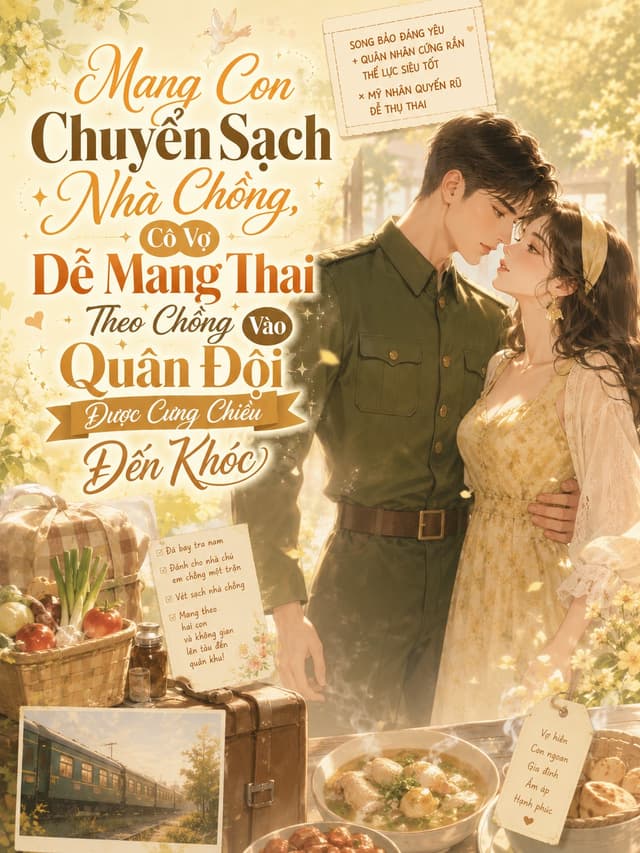 Mang Con Chuyển Sạch Nhà Chồng, Cô Vợ Dễ Thụ Thai Theo Chồng Vào Quân Đội Được Cưng Chiều Đến Khóc