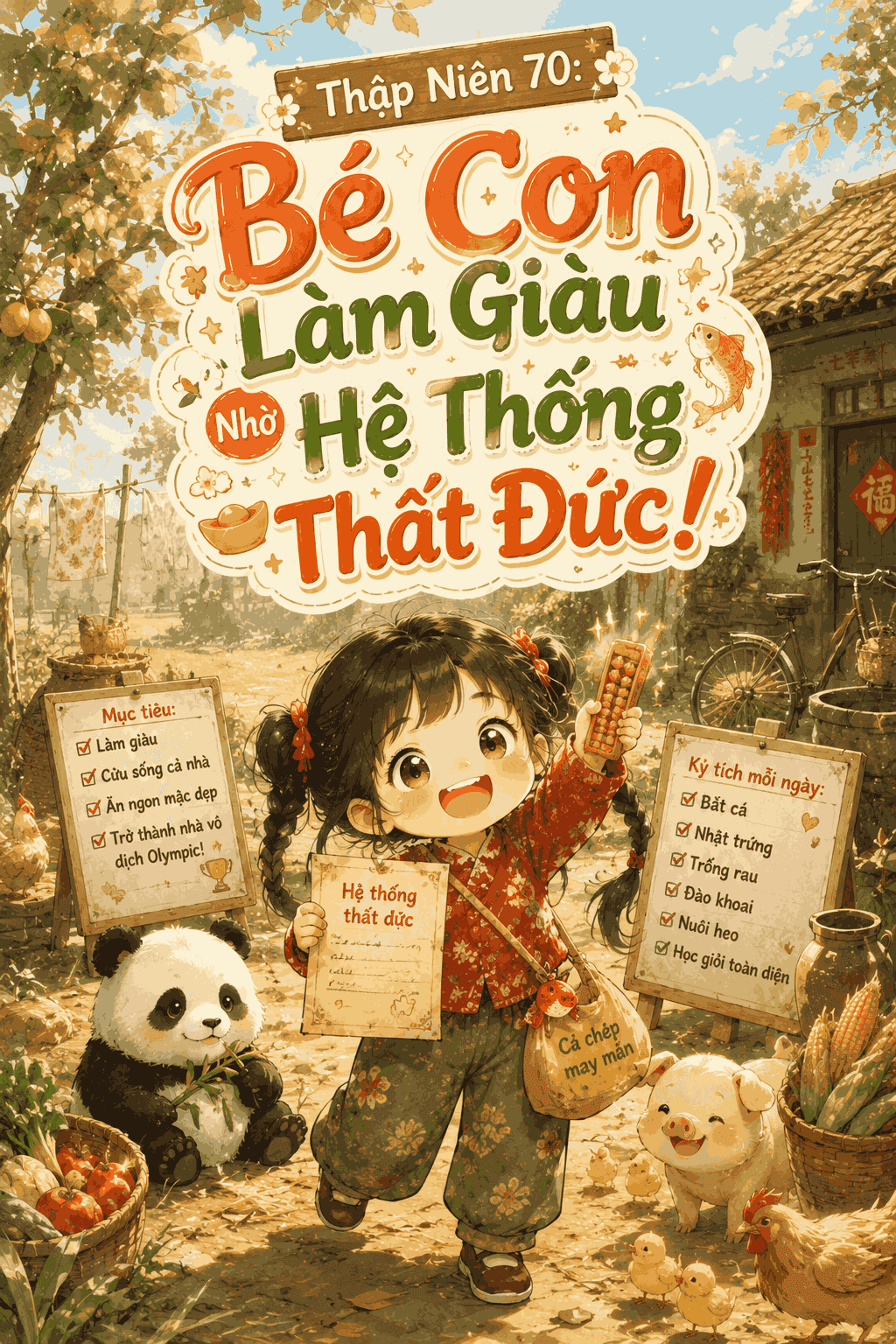 Thập Niên 70: Bé Con Làm Giàu Nhờ Hệ Thống Thất Đức!