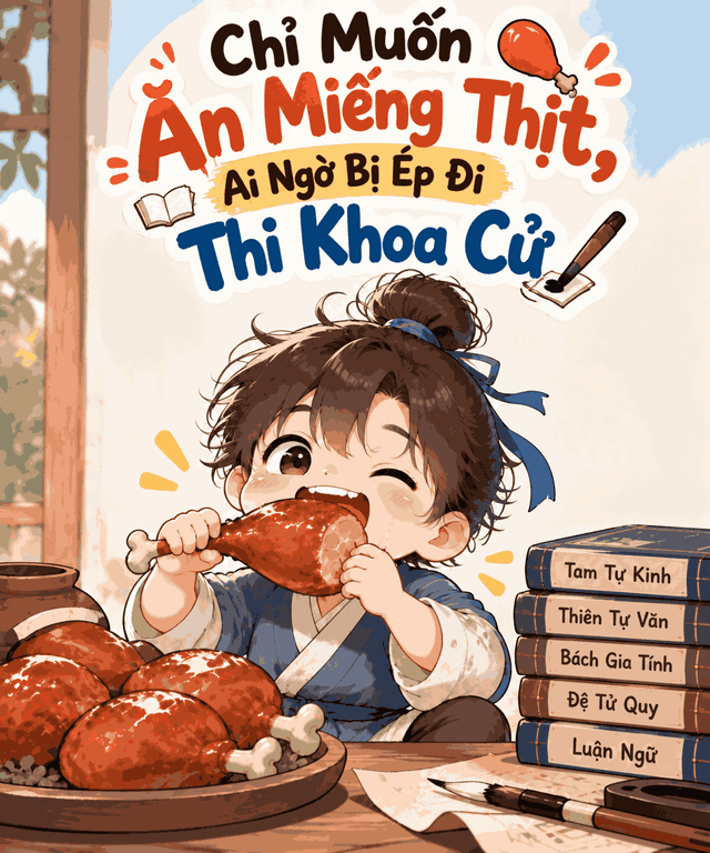 Chỉ Muốn Ăn Miếng Thịt, Ai Ngờ Bị Ép Đi Thi Khoa Cử