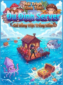 Hải Trình Sinh Tồn: Đu Đỉnh Server Chỉ Bằng Việc Trồng Nấm