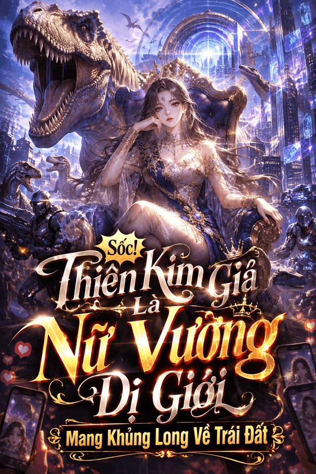 Sốc! Thiên Kim Giả Là Nữ Vương Dị Giới Mang Khủng Long Về Trái Đất