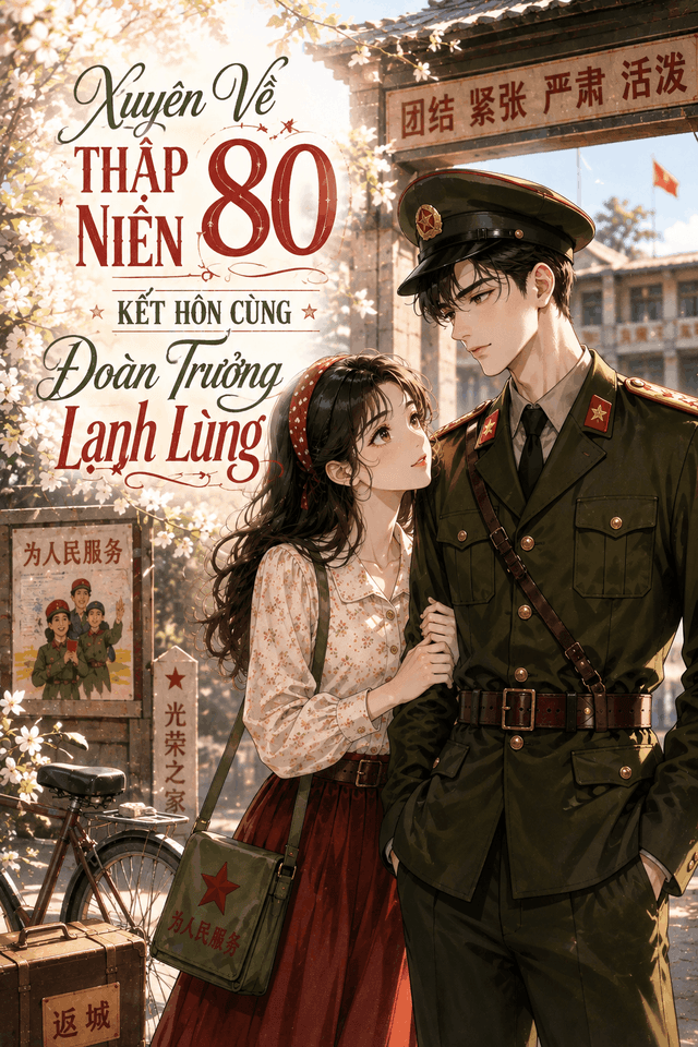 Xuyên Về Thập Niên 80 Kết Hôn Cùng Đoàn Trưởng Lạnh Lùng