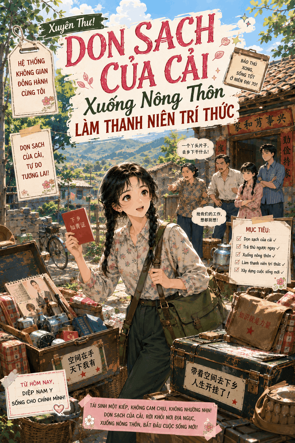Xuyên Thư! Dọn Sạch Của Cải, Xuống Nông Thôn Làm Thanh Niên Trí Thức
