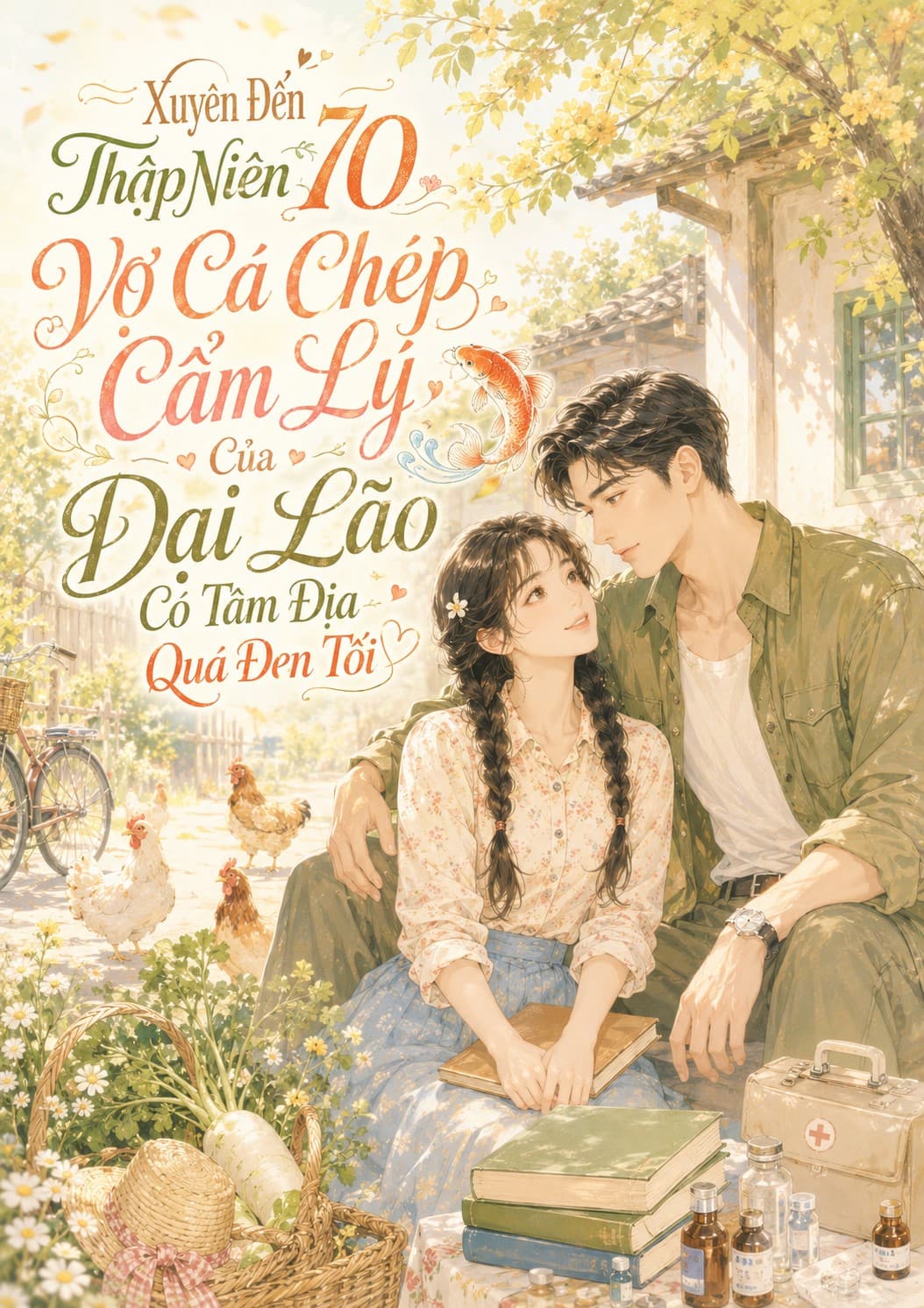 Xuyên Đến Thập Niên 70 Vợ Cá Chép Cẩm Lý Của Đại Lão Có Tâm Địa Quá Đen Tối