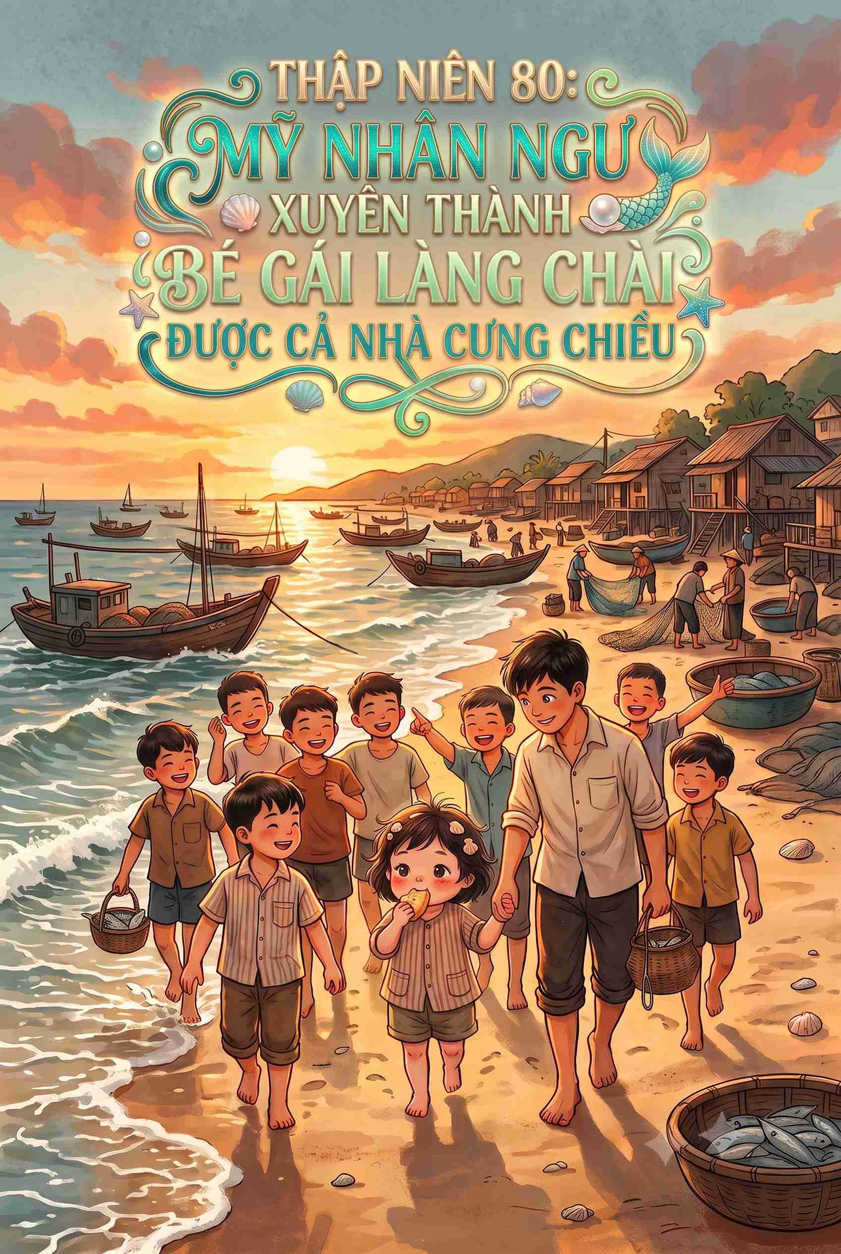 Thập Niên 80: Mỹ Nhân Ngư Xuyên Thành Bé Gái Làng Chài Được Cả Nhà Cưng Chiều