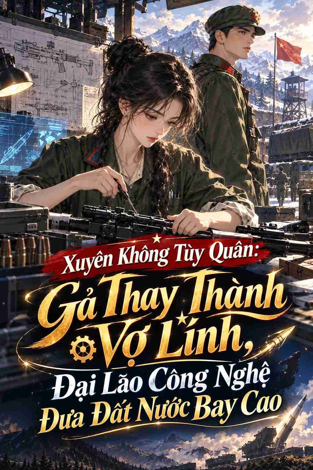 Xuyên Không Tùy Quân: Gả Thay Thành Vợ Lính, Đại Lão Công Nghệ Đưa Đất Nước Bay Cao