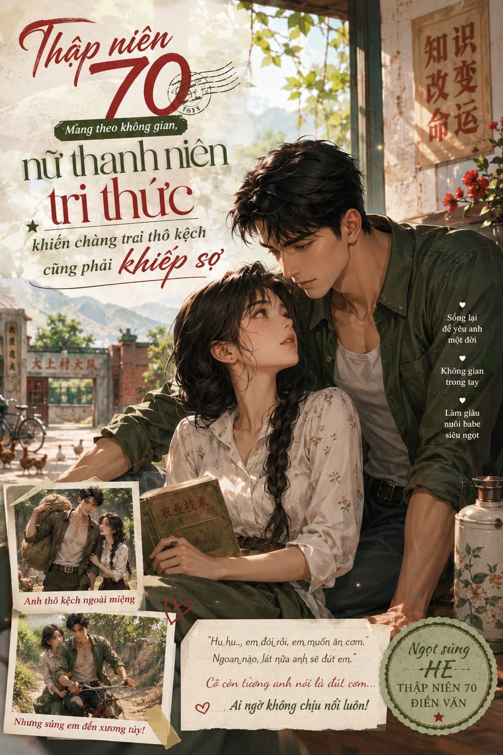 Thập niên 70:Mang theo không gian,nữ thanh niên tri thức khiến chàng trai thô kệch cũng phải khiếp sợ