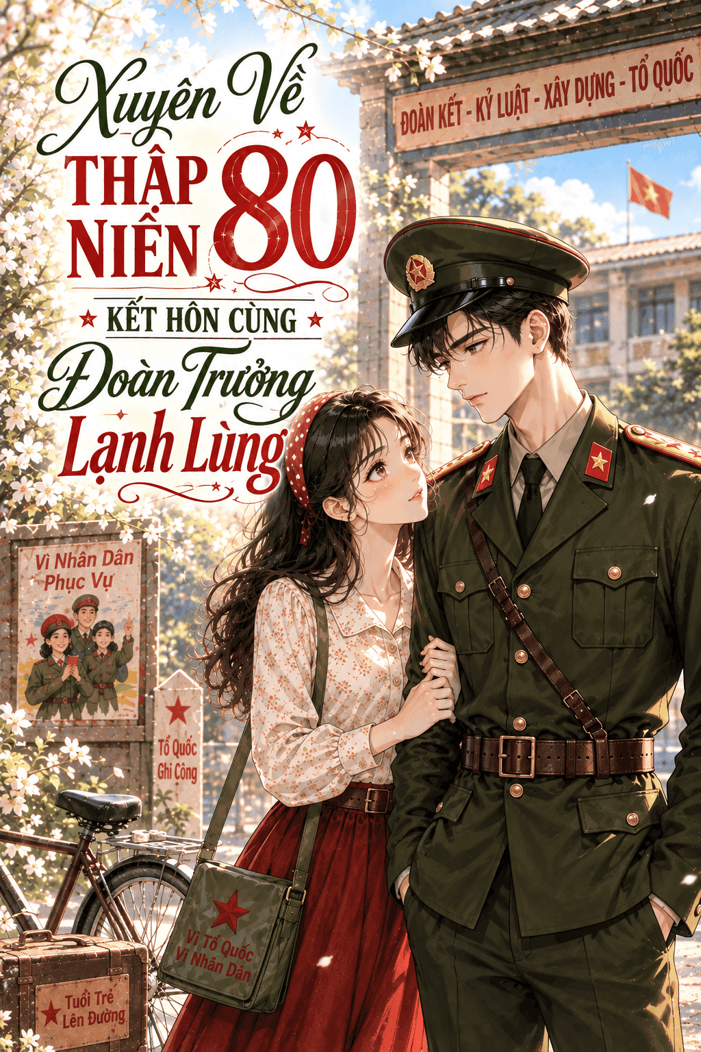 Xuyên Về Thập Niên 80 Kết Hôn Cùng Đoàn Trưởng Lạnh Lùng